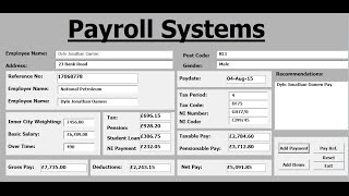 How to Create Payroll Systems in Excel Using VBA  Full Tutorial [upl. by Aihsened]