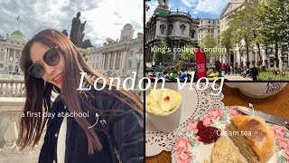 【イギリス留学VLOG】キングスカレッジロンドンに留学します✈️ 🇬🇧ついに渡英の日。出発から学校初日まで。 [upl. by Narra973]