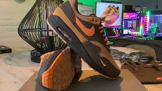 Nike Air Max 1 quotKINGS DAYquot Cacoa WowBright MandarinMonarchEarthBrownCollectionPart 551 [upl. by Isidora]