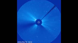 Two comets and a major CME  1518th of February 2022 [upl. by Nedry]