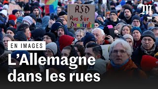 Allemagne  plus de 14 million de manifestants en trois jours contre lAfD [upl. by Lhok]