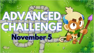 BTD6 Advanced Challenge  PowerDino227s Challenge  November 5 [upl. by Acinemod583]