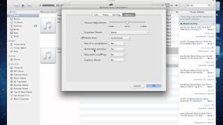 Tutorial How to Organize audio files files as Audiobooks in iTunes [upl. by Cung]