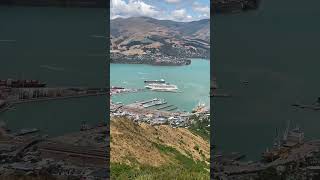 Top View  Lyttelton Port New Zealand [upl. by Gnas]