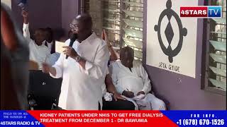 KIDNEY PATIENTS UNDER NHIS TO GET FREE DIALYSIS TREATMENT FROM DECEMBER 1DR BAWUMIA 2024elections [upl. by Elorac]