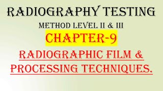 RADIOGRAPHY TEST Chapter 9 RADIOGRAPHIC FILM amp PROCESSING TECHNIQUES HindiEnglish [upl. by Abeu418]