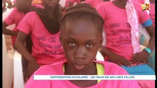 DÉPERDITION SCOLAIRE  UN TAUX DE 60 DES FILLES [upl. by Cullan]