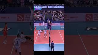 Libero plays twice😂Volleyballvolleyball gamevolleyru [upl. by Neilla]