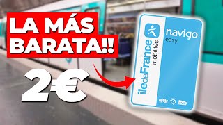 Tarjeta Navigo Easy la opción más barata 💶 [upl. by Albin946]