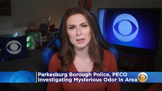 Parkesburg Borough Police PECO Investigating Mysterious Odor In Area [upl. by Birgit291]