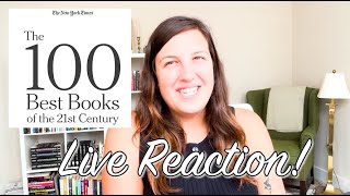 LIVE REACTION  New York Times 100 Best Books of the 21st Century amp Readers Choice Lists [upl. by Lewls]