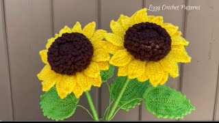 Girasol 🌻 tejido a crochet paso a paso [upl. by Irpak554]