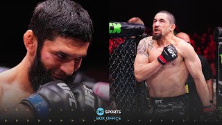 Khamzat Chimaev amp Robert Whittaker walkout ahead of UFC308 🔥 [upl. by Latashia]