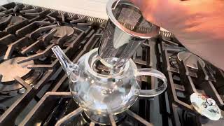 GROSCHE Joliette Clear Glass Teapot with Reusable Stainless Steel Infuser Review [upl. by Annel]