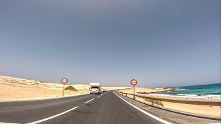 Scenic drive through the Sand Dunes of Corralejo Fuerteventura GoPro hero 11 53k [upl. by Estren48]