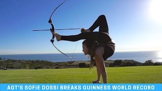 Sofie Dossi Breaks Guinness World Record [upl. by Derrik717]