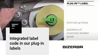 Integrated label code on the liner for automatic control with our PlugIn® labels [upl. by Rebel820]