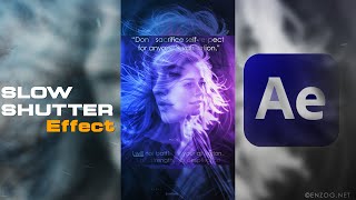 How To Make SLOW SHUTTER EFFECT In After Effects Using Images [upl. by Bobbie]