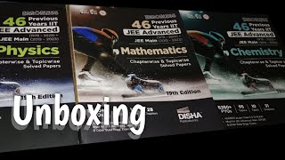 UNBOXING Errorless 46 Disha PYQ book for JEE Mains and Advance 2023 jee [upl. by Euton]