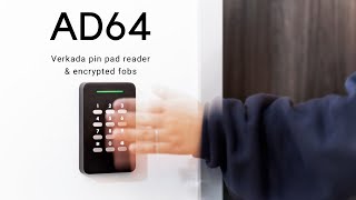 Verkada  Introducing the AD64 pinpad reader amp encrypted fobs [upl. by Dettmer195]