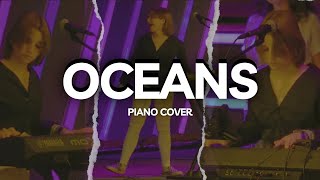 Oceans Piano Cover ONLY 14 Years old  Victoria Moeder [upl. by Bitthia425]