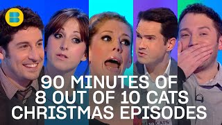 90 Minutes of 8 Out of 10 Cats Christmas Episodes  8 Out of 10 Cats  Banijay Comedy [upl. by Lilas977]