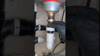 Leaking Drain Strainer Replacement plumbing diy helpingothers [upl. by Marler]