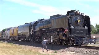 Union Pacific 844 Arrives in Denver CO July 2018 [upl. by Deina]