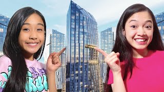 NEW YORK LUXURY APARTMENT TOUR  KAYCEE amp RACHEL in WONDERLAND FAMILY [upl. by Azeret]