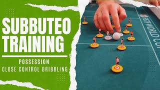 Subbuteo Training  Possession  Close Control Dribbling [upl. by Arob]