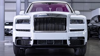 Rolls Royce Cullinan Arctic White  Exterior and Interior Details [upl. by Odlavso634]