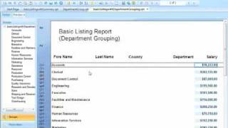 Crystal Reports Training video  Creating a Drilldown report [upl. by Yevrah349]