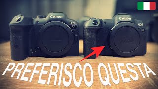 Canon R8 VS R7  Preferisco la R8 [upl. by Farly728]