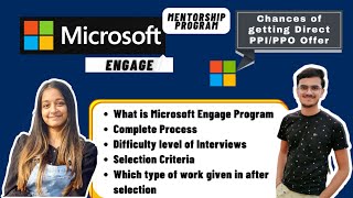 Microsoft Engage Mentorship Program  Internship at Microsoft  Interview Process  Complete Guide ✨ [upl. by Regen]