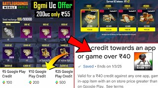 BGMI GUARANTEED UC TRICK  200UC ONLY ₹50 ONLY  HOW TO GET UC IN BGMI  FREE UC IN BONUS CHALLENGE [upl. by Awad276]