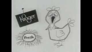 1950s Kroger Grocery Store Fresh Eggs Commercial [upl. by Ahseined]