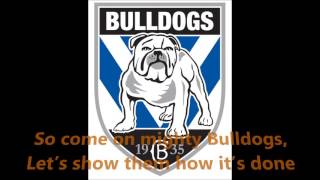 Canterbury Bulldogs theme song Lyrics NRL SingALong [upl. by Ecnarret]