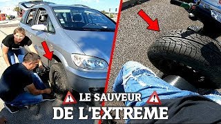 JAIDE DES GENS QUI ONT CREVÉ LEUR PNEU  ✶ LE SAUVEUR DE LEXTREME [upl. by Soren]