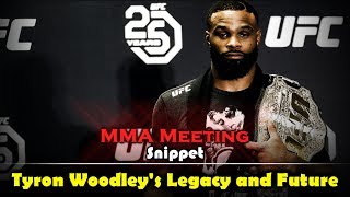 MMA Meeting Snippet Tyron Woodleys Legacy and What is Next for Him [upl. by Mcfarland]