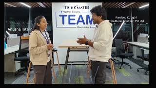 From Fresher to Expert Anushas Journey at Thub Startup  Every Angle by ThinkMates [upl. by Stevie]