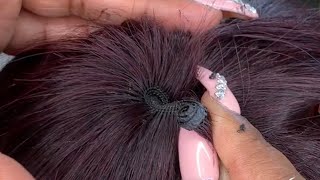 How to close a quick weave  Bowl cut [upl. by Darryl]