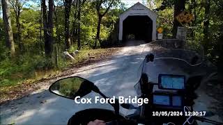 Covered bridges ride on a Super Tenere 1200 [upl. by Cartan392]