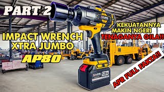 IMPACT WRENCH JUMBO TEST REAL TANPA TEORI [upl. by Cestar356]