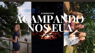 Diário de Intercâmbio 4 🇺🇸 vlog acampando nos EUA [upl. by Assinna]