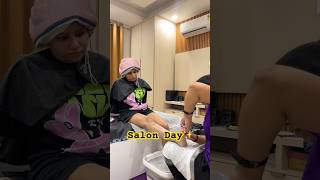 Salon Day✨ youtubeshorts shorts minivlog [upl. by Marne]