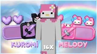 My Melody and Kuromi Texture Pack 16x Showcase  Release [upl. by Airrehs843]