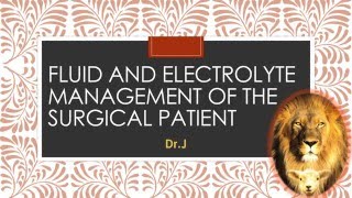 GENERAL SURGERY DISCUSSIONSFLUID AND ELECTROLYTE MANAGEMENT  ACID BASE METABOLISM [upl. by Florina516]