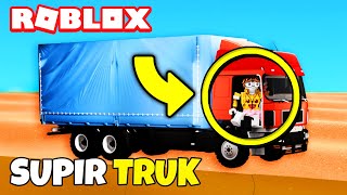 AKU JADI SUPIR TRUK DI ROBLOX HARUS LEWAT TEBING COY [upl. by Pacificas473]