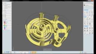 Dannys 3d printed windup clockwork motor [upl. by Ilam279]