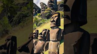 Mystery of Eastern Island history moai statues [upl. by Eecyaj]